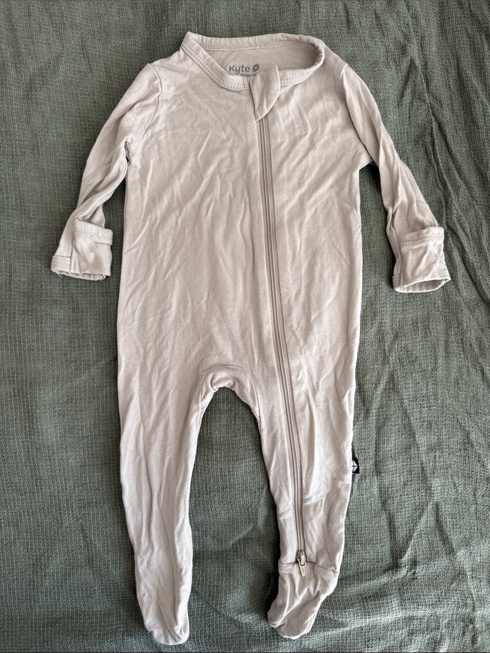 Kyte BABY Oat Footed Zipper One-Piece